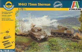 ITALERI 1/72 M4A3 75MM SHERMAN