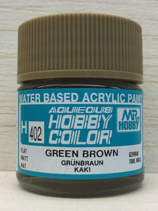GUNZE MR HOBBY COLOR H402 FLAT GREEN BROWN