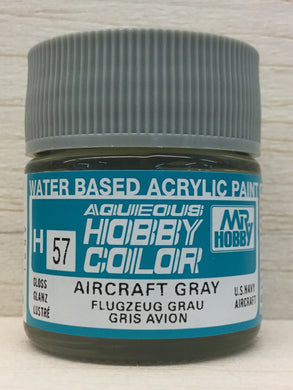 GUNZE MR HOBBY COLOR H57 GLOSS AIRCRAFT GRAY