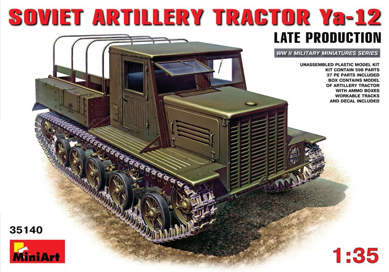 MiniArt Soviet Artillery Tractor Ya-12 1/35