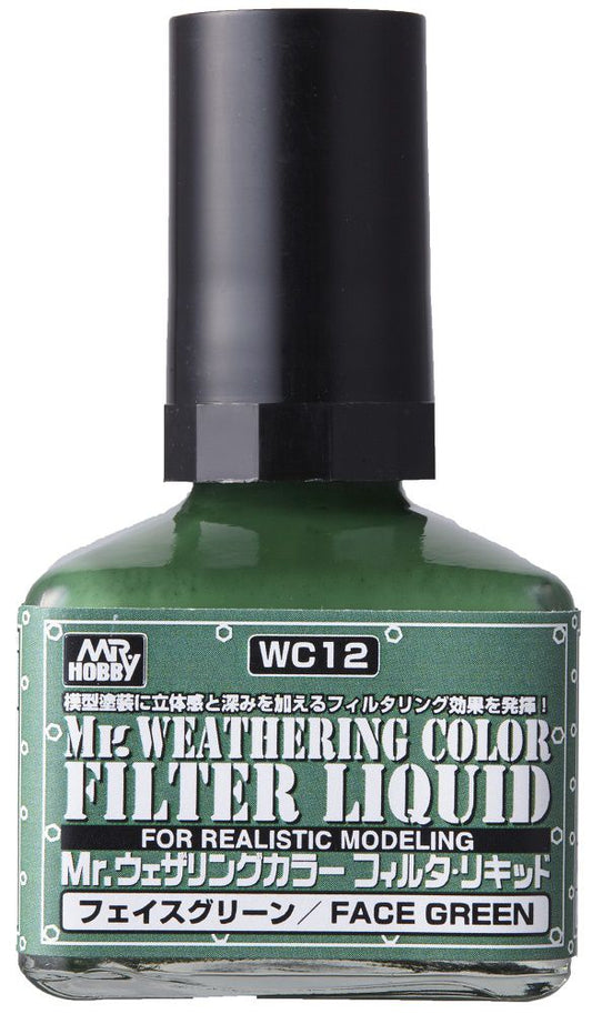 Mr Hobby Weathering Color Face Green 40ml