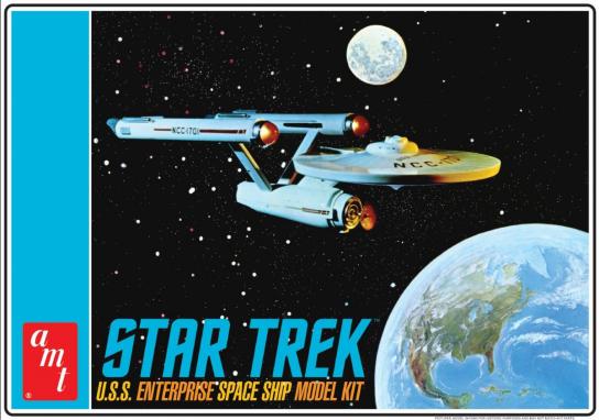 AMT Star Trek  U.S.S. Enterprise Spac Ship Model Kit 1:650