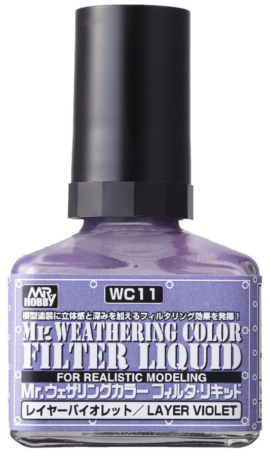 Mr Hobby Weathering Color Layer Violet 40ml