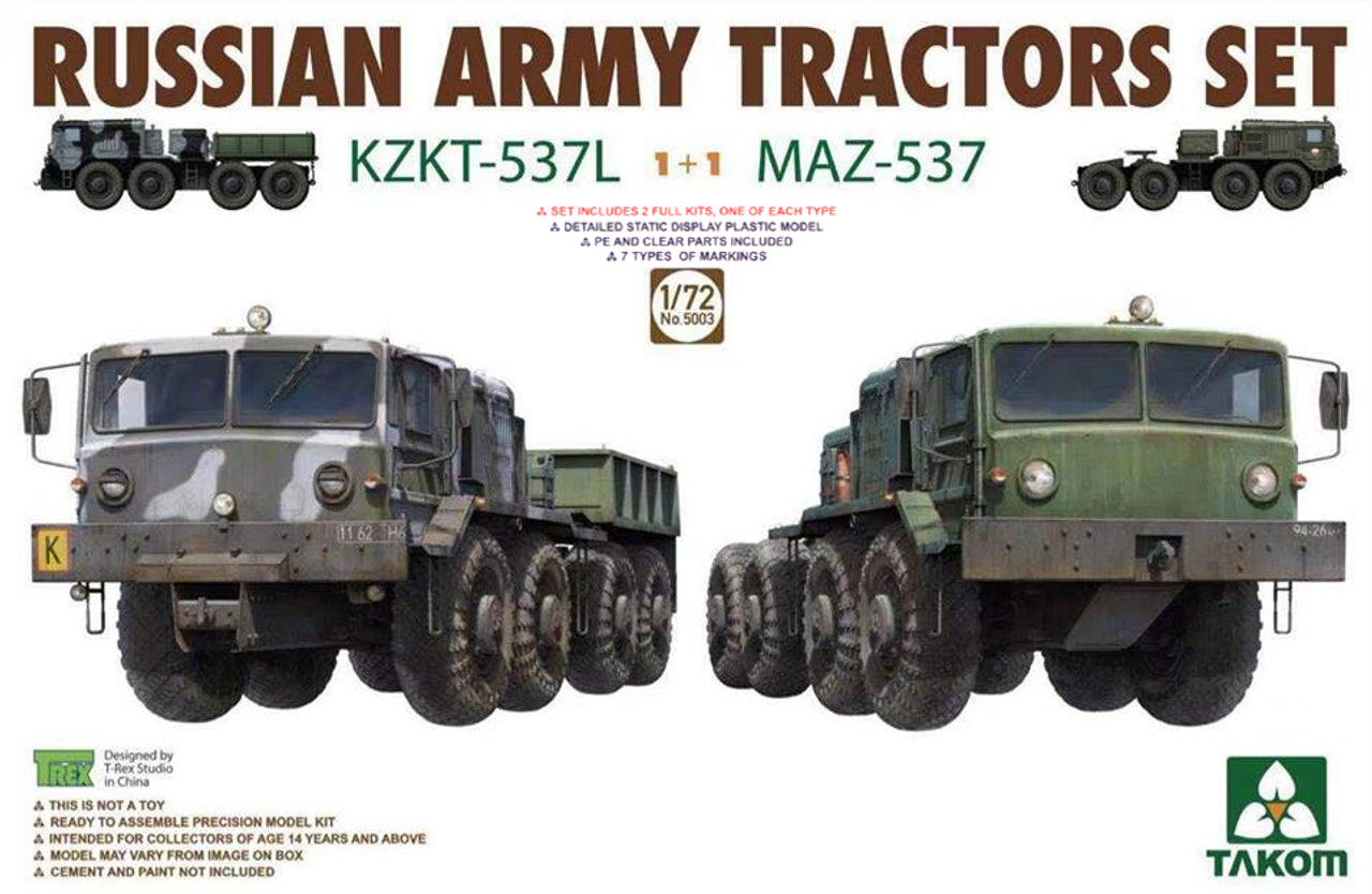 Takom Russian Heavy Tractors set 1/72