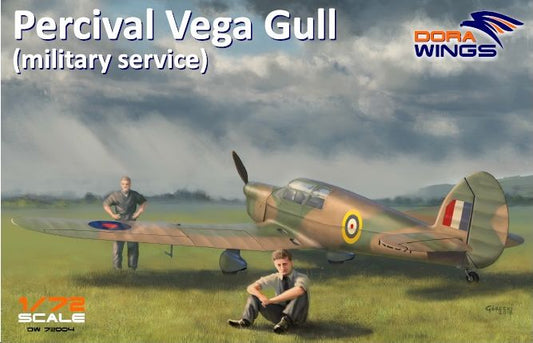 Dora Wings Percival Vega Gull 1/72