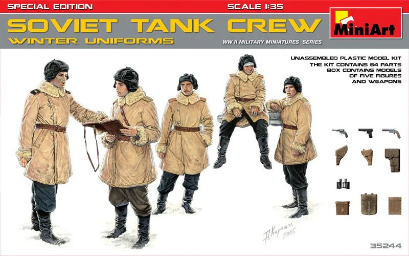 MiniArt Soviet Tank Crew Winter Uniforms 1/35