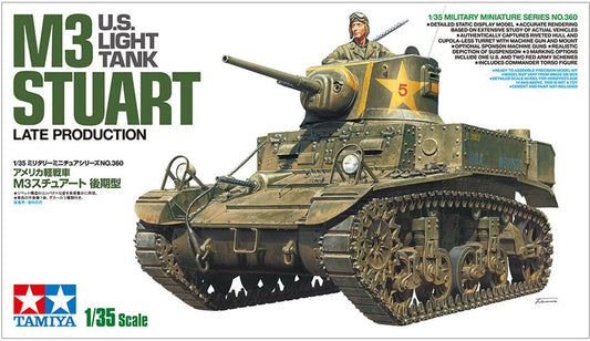 Tamiya M3 Stuart U.S. Light Tank 1/35