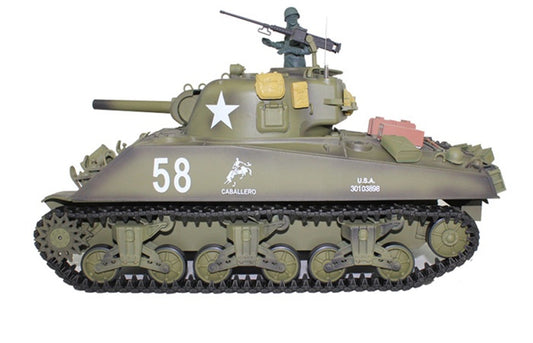 Heng Long R/C Tank M4A3 Sherman With Metal Gearbox