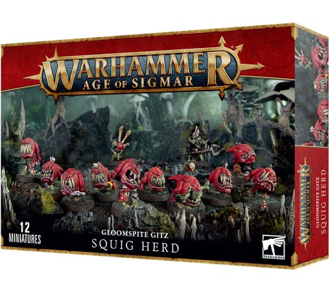 Warhammer Age of Sigmar Gloomspite Gitz Squig Herd