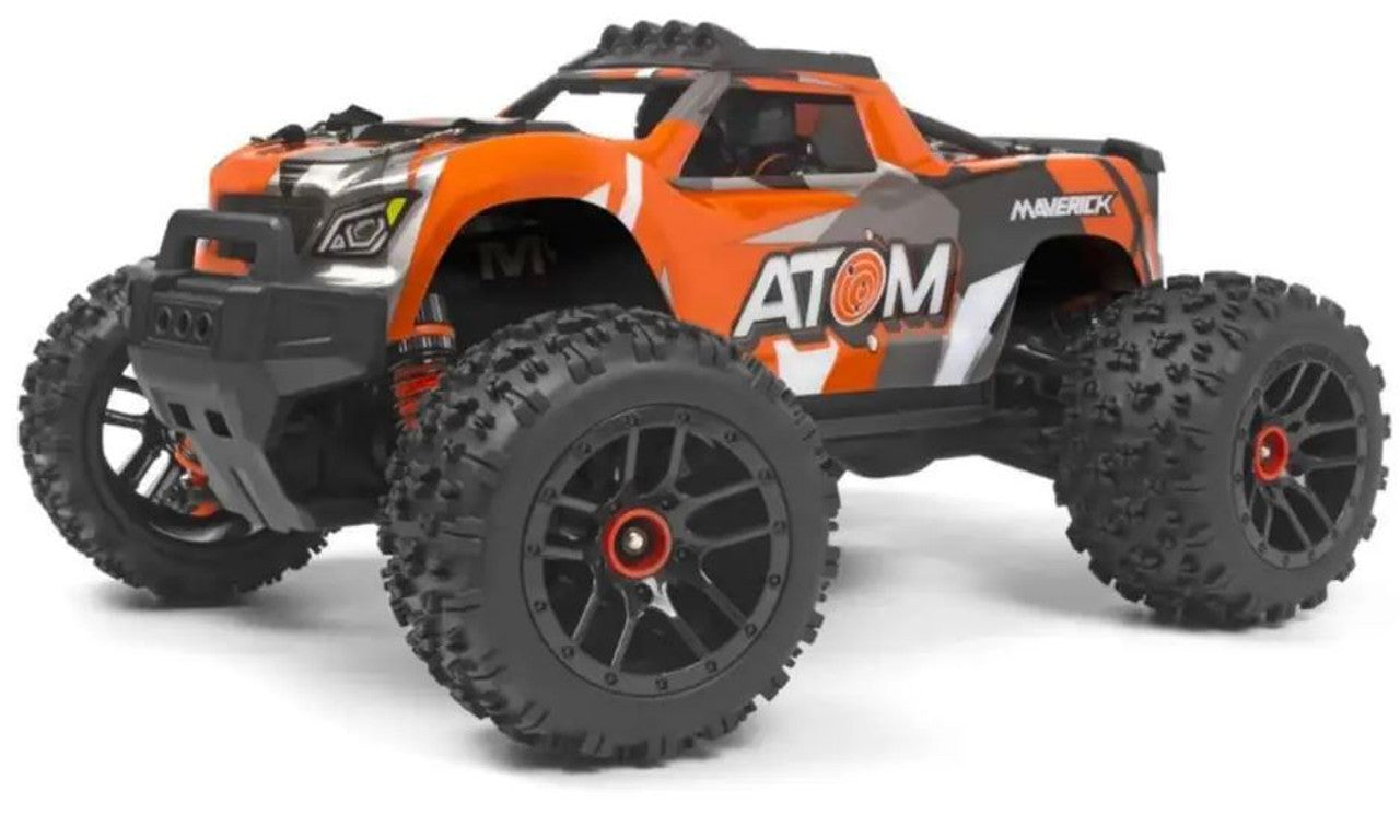 Hpi Racing 1/18 Maverick Atom 4WD Brushed RTR R/C Monster Truck Orange