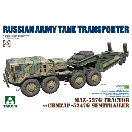 Takom Russian Heavy Tank Transporter 1/72