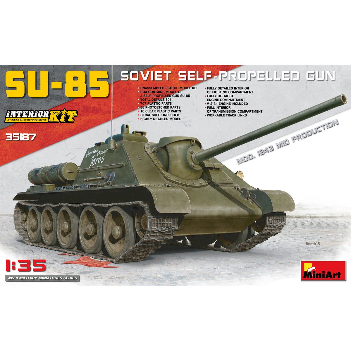 MiniArt SU-85 Soviet Self-Propelled Gun