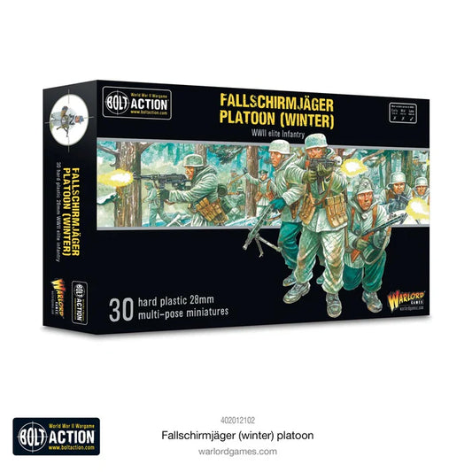 Bolt Action Fallschirmjager Platoon (Winter 30pk Miniatures)