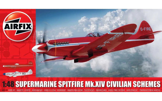 Airfix Supermarine Spitfire Mk.XIV Civilian schemes