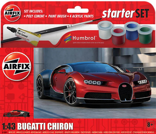 Airfix Starter Set Bugatti Chiron 1/43