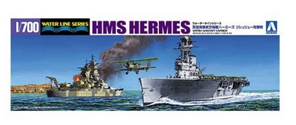 Aoshima HMS Hermes 1/700