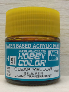 GUNZE MR HOBBY COLOR H91 GLOSS CLEAR YELLOW