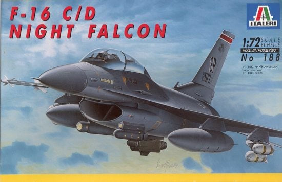ITALERI 1/72 F16C/D NIGHT FALCON