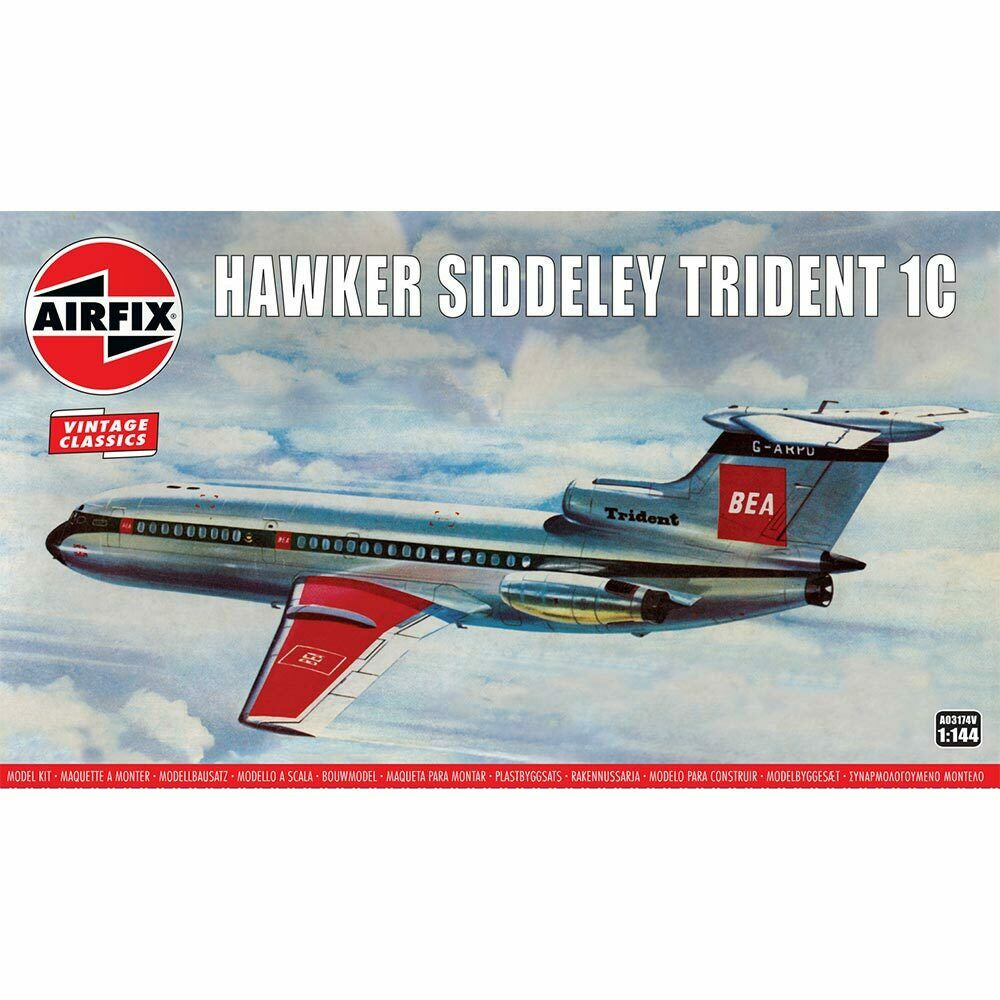AIRFIX 1/144 HAWKER SIDDLEY TRIDENT IC