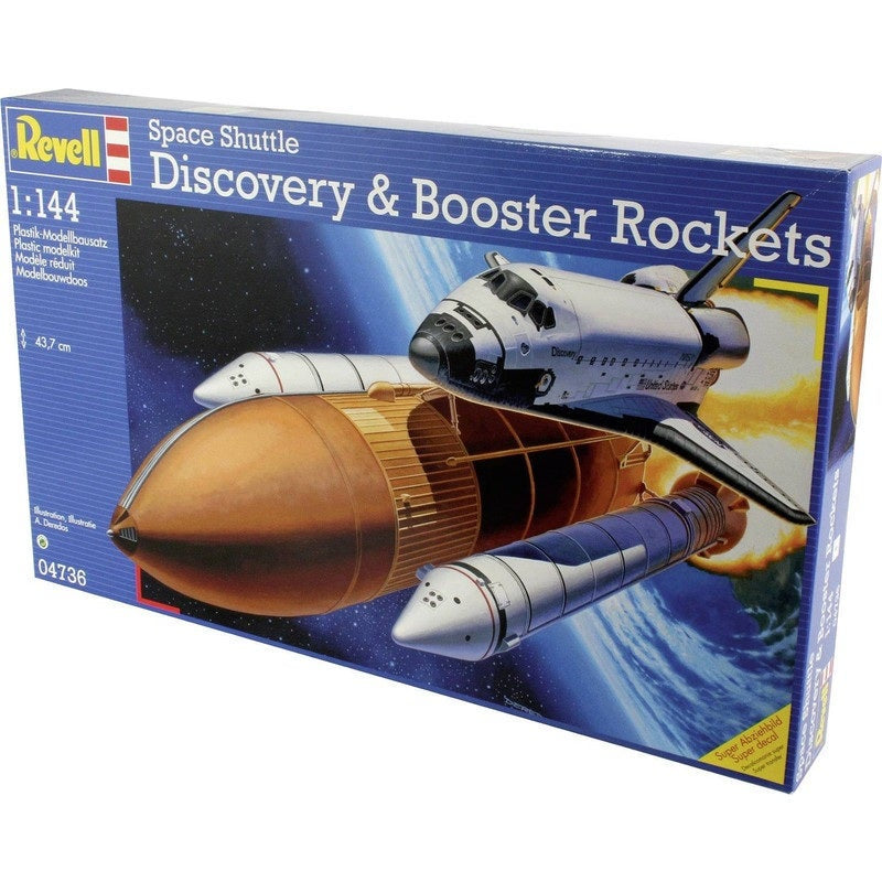 REVELL 1/144 SPACE SHUTTLE DISCOVERY & BOOSTER ROCKETS