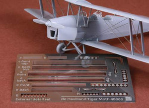 SBS MODEL 1/48 TIGER MOTH PHOTO-ETCHED METAL RIGGING WIRE (for the AIRFIX KIT)