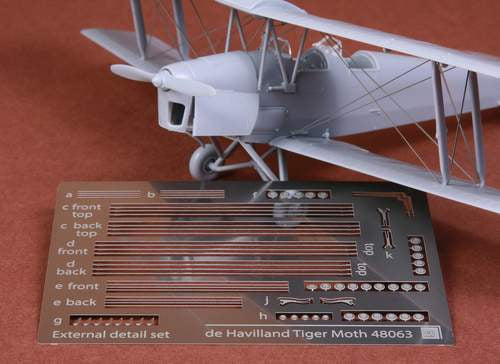 SBS MODEL 1/48 TIGER MOTH PHOTO-ETCHED METAL RIGGING WIRE (for the AIRFIX KIT)
