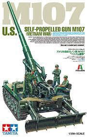 TAMIYA 1/35 M107 US SELF PROPELLED GUN VIETNAM