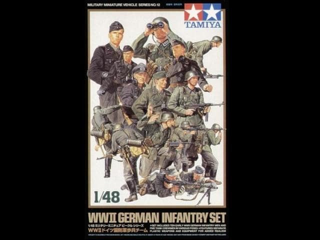 TAMIYA 1/48 WW II GERMAN INFANTRY