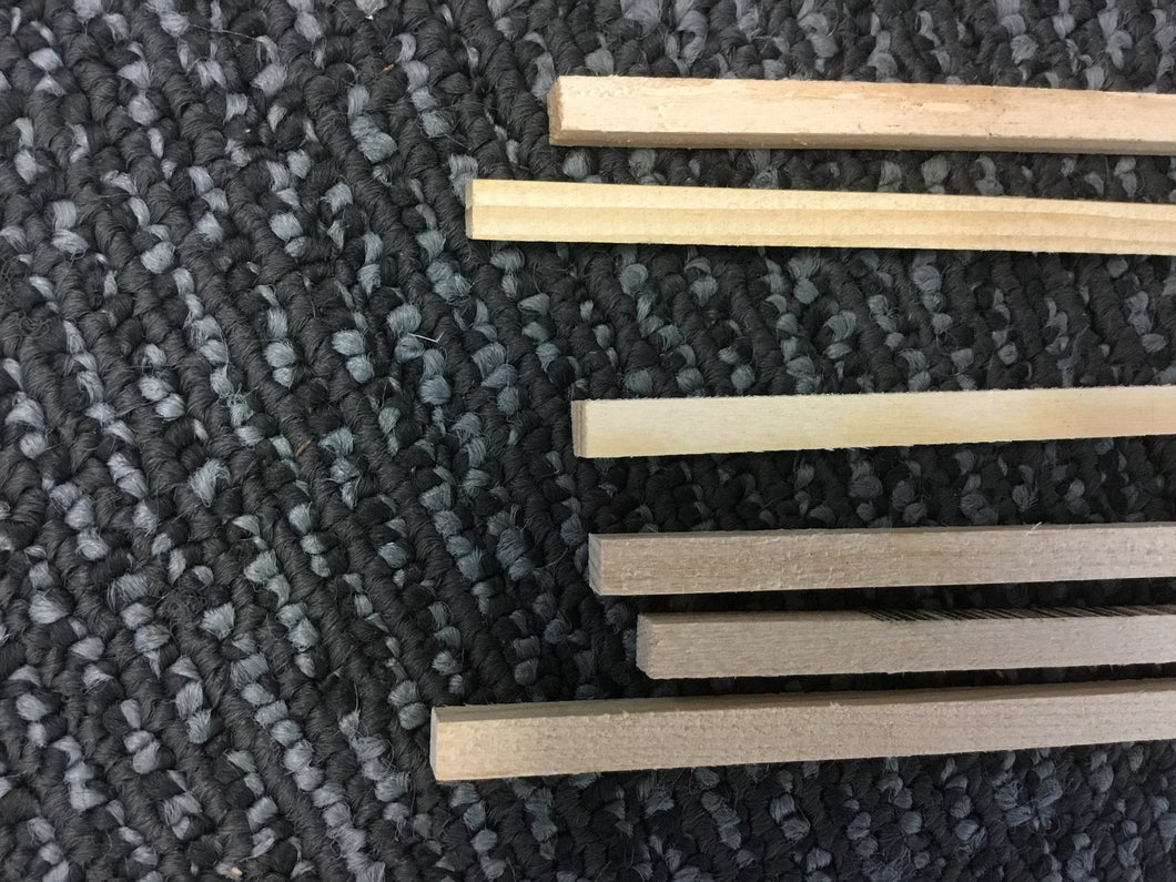 SPRUCE STICK 3mm SQUARE x 915MM long