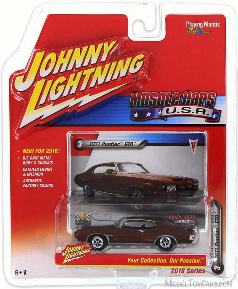 JOHNY LIGHTNING 1/64 DIECAST 1971 PONTIAC GTO