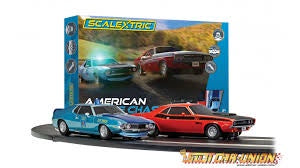 SCALEXTRIC SET AMERICAN POLICE CHASE