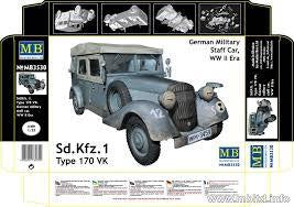 MASTERBOX 1/35 SD KFZ 1 TYPE 170 GERMAN STAFF CAR