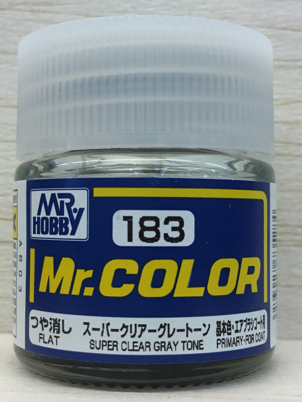 GUNZE MR COLOR C183 FLAT SUPER GRAY CLEAR TONE