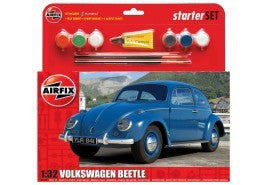 AIRFIX 1/32 VW BEETLE STARTER SET (WITH PAINT & GLUE)