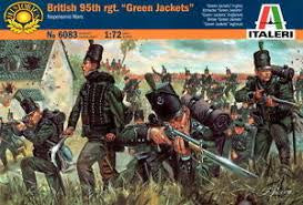 ITALERI 1/72 BRITISH 95TH REG GREEN JACKETS
