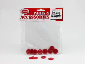 GUILLOWS 3/4" PLASTIC WHEELS 8 PACK