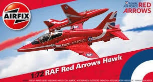 AIRFIX 1/72 RAF RED ARROWS HAWK