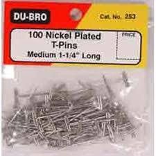 DUBRO 1 1/4" T PINS