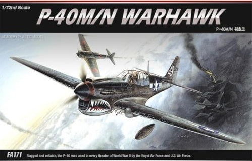 ACADEMY 1/48 P-40 M/N WARHAWK