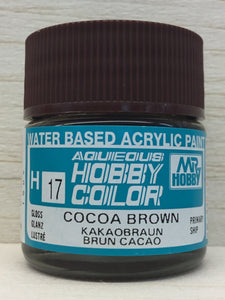 GUNZE MR HOBBY COLOR H17 GLOSS COCOA BROWN