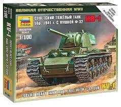ZVEZDA 1/100 SOVIET KV-1 HEAVY TANK