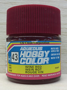 GUNZE MR HOBBY COLOR H43 GLOSS WINE RED