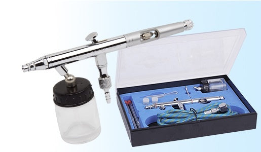 SUCTION FED AIRBRUSH WITH ALL ACCESSORIES