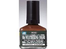 GUNZE MR WEATHERING COLOR WC03 STAIN BROWN