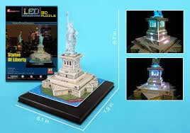 3D PUZZLE STATUE OF LIBERTY ( LED LIGHTS )