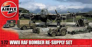 AIRFIX 1/72 WWII RAF BOMBER RE-SUPPLY SET