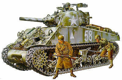 TAMIYA 1/35 M4A3 SHERMAN 105MM