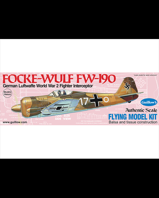 GUILLOWS BALSA FOCKE WULF FW-190