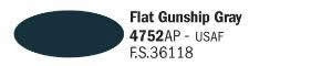 ITALERI FLAT GUNSHIP GREY FS36118