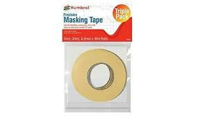 HUMBROL MASKING TAPE TRIPLE PACK 1,3 AND 6MM